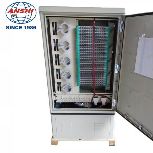 96 Core 144 Cores 288 Cores Outdoor Fiber Optical Cable Distribution Cabinet For FTTH Solution