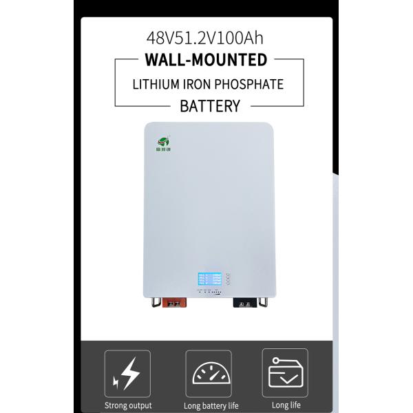 Off Grid Solar PV Battery 100ah Lithium Battery Pack 48V Lifepo4