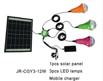 Solar Energy Lighting/Portable Solar Camping Lights with remote control
