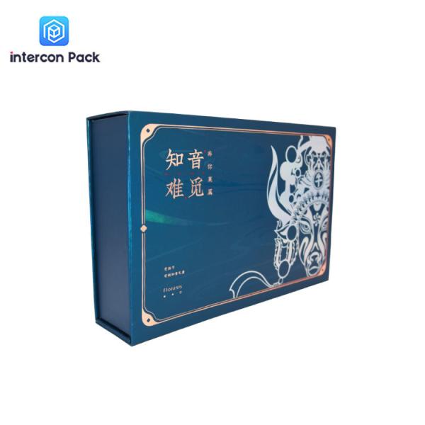 CMYK printing Luxury Gift Packaging Boxes Customized Foldable Magnetic Box