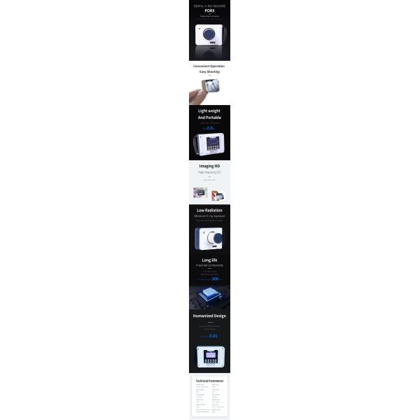 Easy Carry Super High Definition LCD Screen Veterinary Dental X Ray