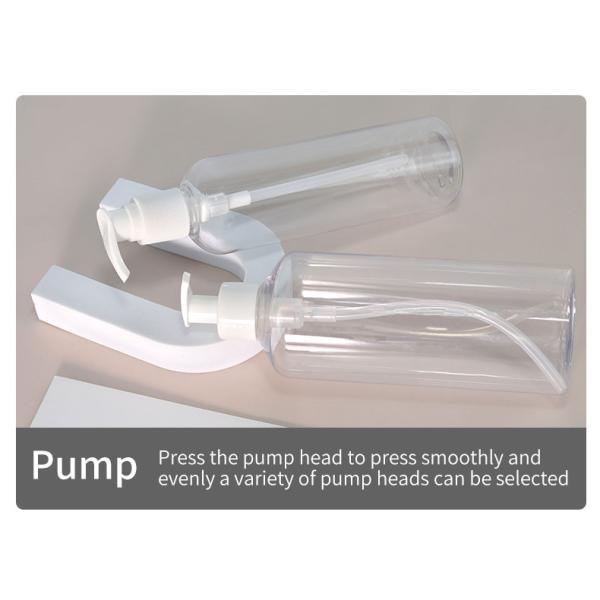 Amber Cylindrical Plastic Bottle 300ml 400ml 500ml Shower Gel Bottle For Your Customers' Needs