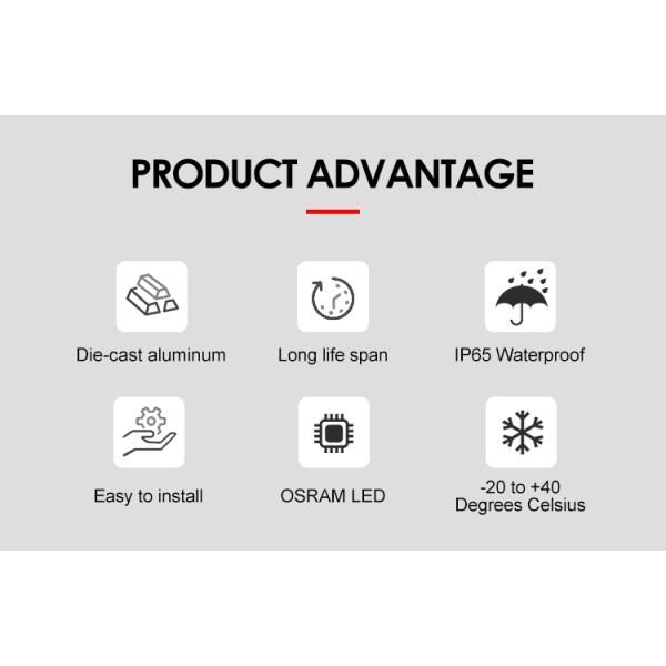 New Style Waterproof LED Garden Lawn Lamp CREE Led 8W With Power Coated Aluminum AC 110-285V Single Color