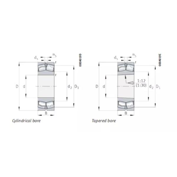 No Seal FAG Double Row Spherical Roller Bearing 239/710 MB 239/710 K-MB C3