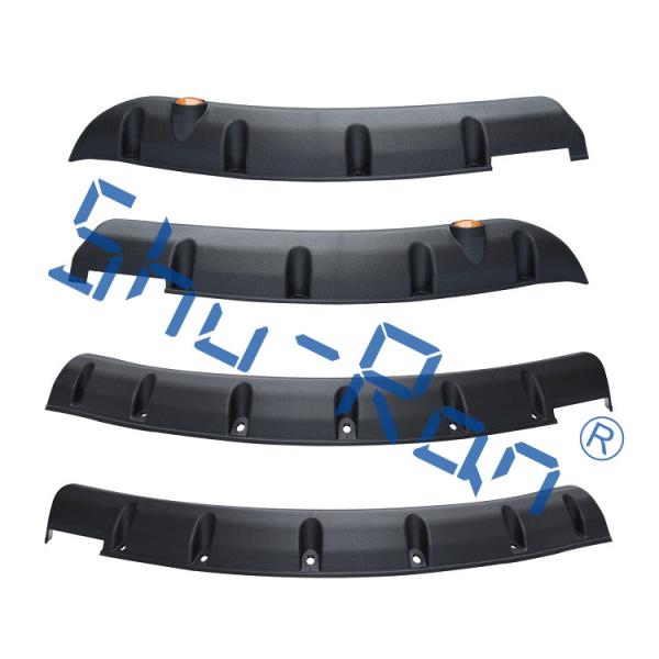 Black Plastic Golf Cart Fender Flares for Club Car DS Golf Cart