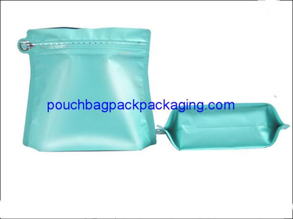 Quality Irregular stand up pouch, easy to open zipper, aluminium foil with matte surface for sale