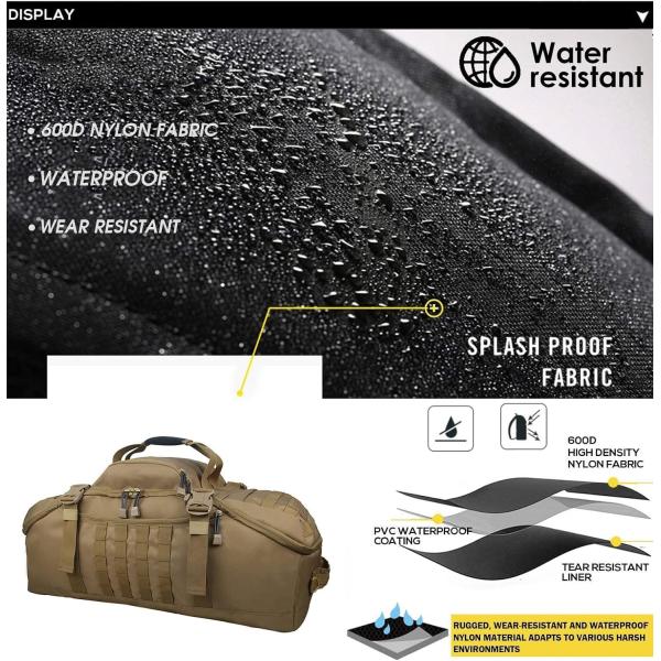 GYM BAG DUFFLE BAGS BACKPACK TRAVEL DUFFLE BAG WITH WEEKEND OVERNIGHT BAG FOR OUTDOOR TACTICAL SPORTS TRAVEL CAMPING