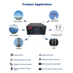 Lithium Ion Rack Mounted Battery 48V 100AH Solar Lifepo4 Solar Batteries