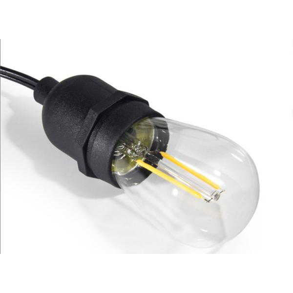 S14 Outdoor Waterproof Lamp String 15M 15 Head Festival Decoration Outdoor Waterproof Lamp String