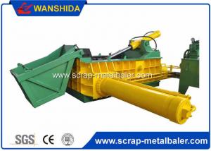 China Customized PLC Control Hydraulic Metal Baler Machine Round Packing Block Or Square Bale wholesale
