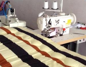 China Bed Cover and Mattress Tape Binding and Cutting Machine FX-1508 on sale