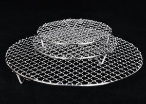 China Non Stick Stainless Steel BBQ Grill Mesh 20 Inch Round Grill Grate wholesale