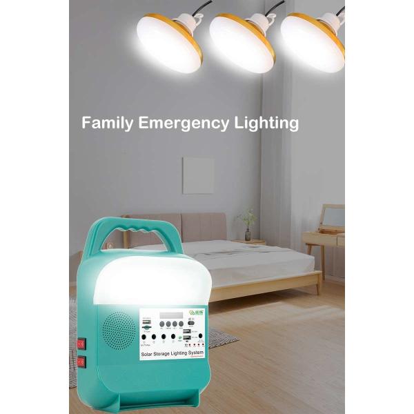 16V 16W Power Station Camping Light With AC DC USB Outputs LED Battery Generator Charging