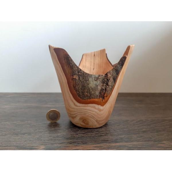 ISO9001 Beech Wooden Ring Bowl Jewellery Trinket Ring Dish