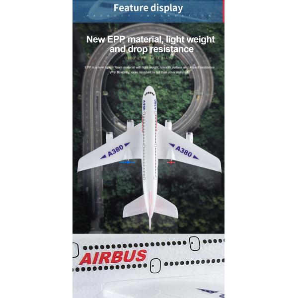 Features Auto Return 2.4 G Durable Styrofoam Airplane 70g Remote Control Model Toy Helicopter A380 Rc Aircraft Plane 110m Box