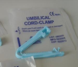 China China Umbilical Cord Clamp made of plastic ABS with single packing wholesale