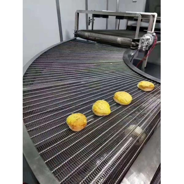 Chain Plate Conveyor with 90 Degree Turning Used in Small Workshop