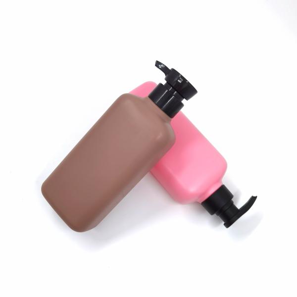 Silk Printing 18oz 550ml Plastic Cosmetic Bottles For Hand Wash