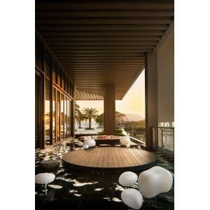 High Temperature Resist Villa Furniture Creative Restaurant MDF Bench Seating