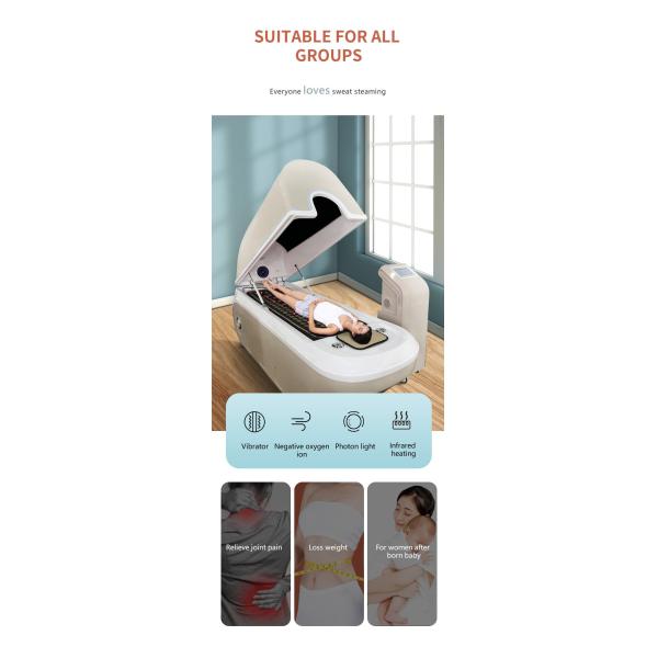 Energy Therapy Infrared Body Pod Slimming Capsule Machine With Pemf And Photon Light