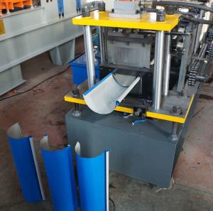 China ​Half Round Water Steel PPGI Rain Gutter Roll Forming Machine Automatic Seamless wholesale