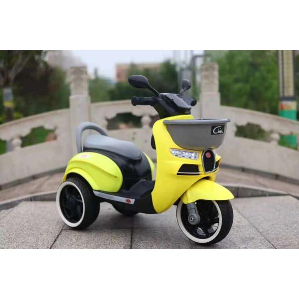 Mini Tricycle Ride On Toy Car 6V Electric Motorcycle for Kids Unisex Assortment Bundle