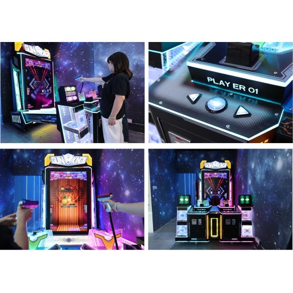 Interactive Gun Arcade Games Realistic Feedback Shooting Arcade