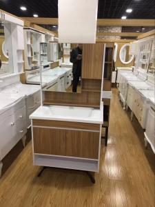 China Custom Made Square Hanging Bathroom Vanity Plywood Board Wall Bathroom Cabinets on sale
