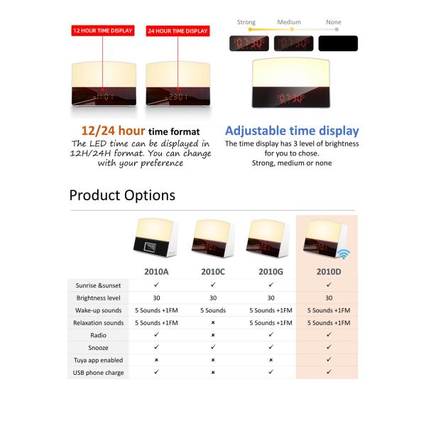 Wake Up Light(JW-2010D)