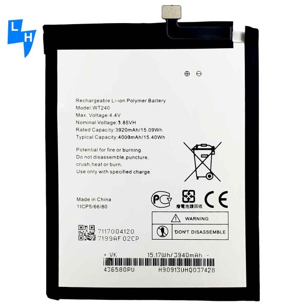 500PCS Original Replacement Li-ion Battery WT240 for Nokia 2.3 3.2 2.4 4000mAh 3.85V