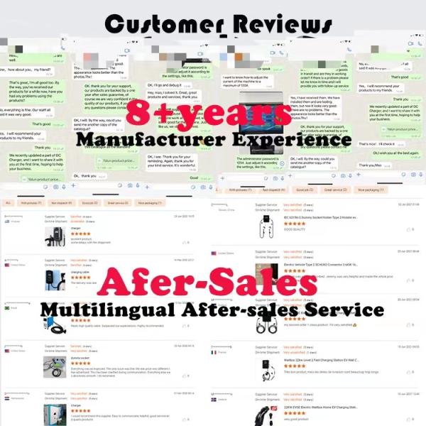 3 Phase Car EVSE EV Charger LED Level 2 CCS Car Charger For Electric Cars