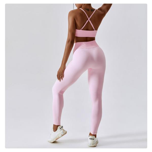 Women Sport Seamless Leggings Gym Fitness 2PCS Sportswear Workout Clothing Plus Size Yoga Sets Active Wear