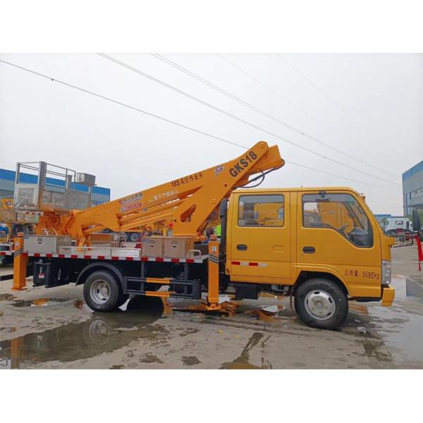 Isuzu 18m Hydraulic Aerial Work Platform Truck Man Lift Telescope 360°Turn Around