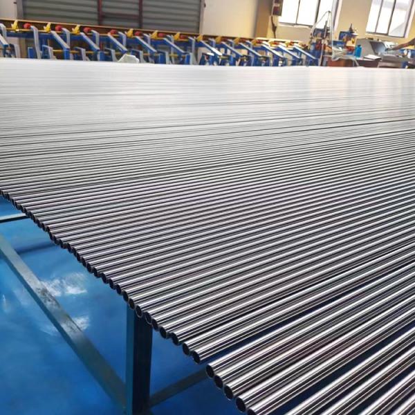 DIN Round Stainless Steel Seamless Pipe For Photovoltaic Semiconductor Laboratory Special Gases