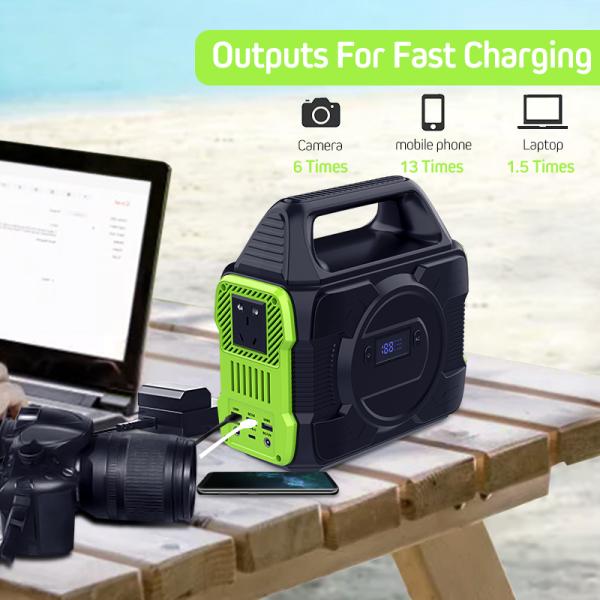 AC Outlet Portable Electric Power Station 300W For Camping Travel Hunting