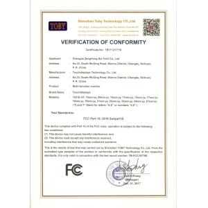 Chengdu Zenghong Sci-Tech Co., Ltd. Certifications