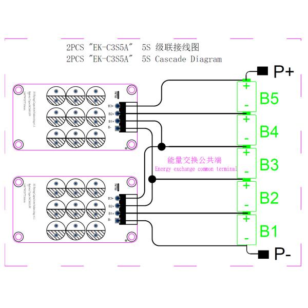 Enerkey Whole Group Balancer 3S 5A Active Balancer Lifepo4 Lithium Lipo Battery Energy Active Equalizer