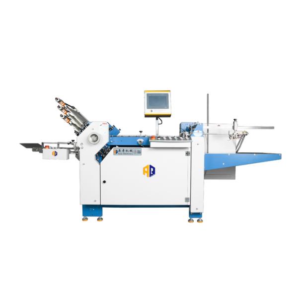 Automatic Paper Folding Machine Width 480mm Industrial Leaflet Folder 380V