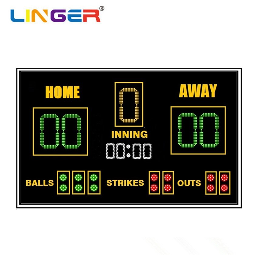 China High Brightness Baseball LED Scoreboard With Wide Viewing Angle High Refresh Rate wholesale