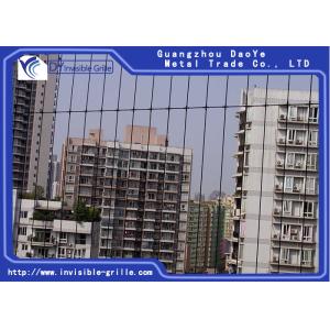 China 2mm Wire Safety Invisible Grill With Nylon Coating wholesale