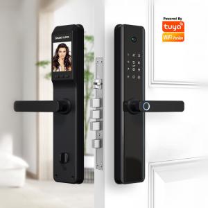 China Fingerprint Tuya Wifi Smart Door Lock With Camera Smart Digital Intelligent Door Lock wholesale