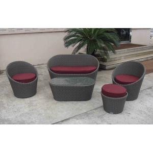China 6pcs cheap outdoor rattan and wicker furniture wholesale
