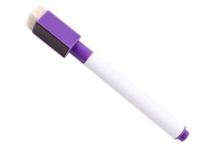 China Mini whiteboard marker with brush, dry eraser marker, good quality marker with brush and magnet dry erasable marker pen wholesale