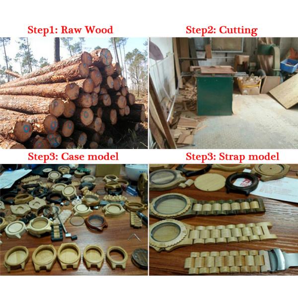 Wholesale cheap watch Circle wooden case Japan miyota quartz movement oem custom logo wood watch