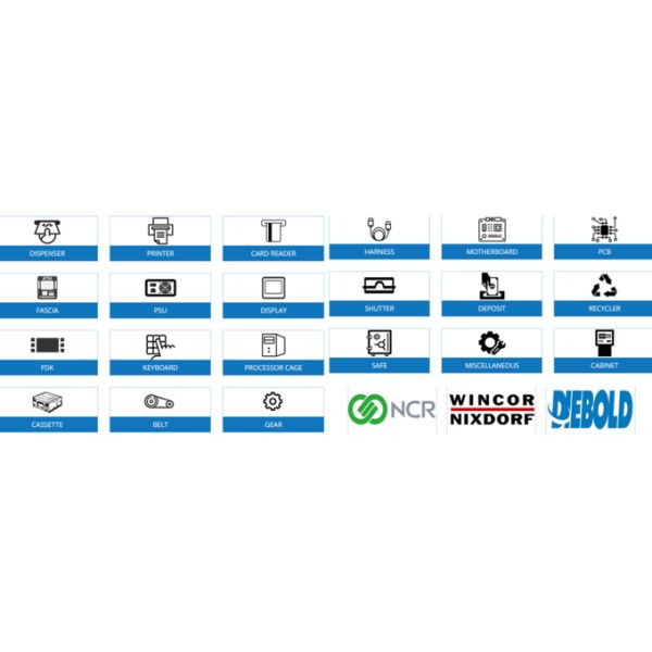 ATM Banking Parts Wincor Spare Parts CINEO C4060 Shaft Set 6