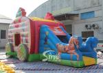 Princess carriage inflatable jumping castle slide with lead free material on