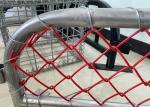 Galvanized Width 2.5m Chain Link Fabric Fencing For Revolt Activities