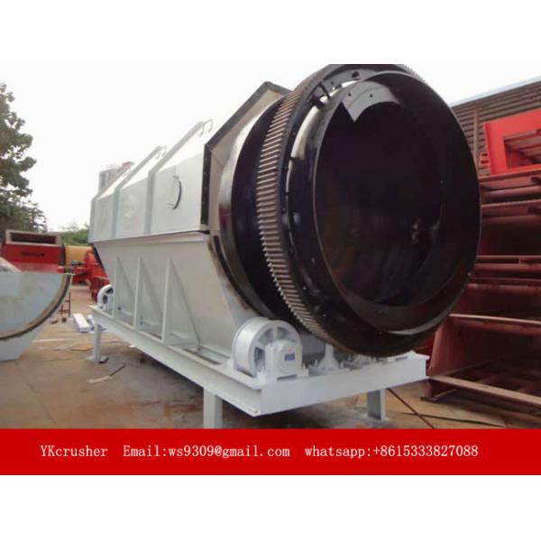 shaftless trommel screen