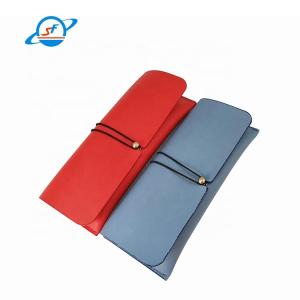 China Exquisite Soft Leather Eyeglasses Cases Personalised Sunglasses Case 180mm Length wholesale