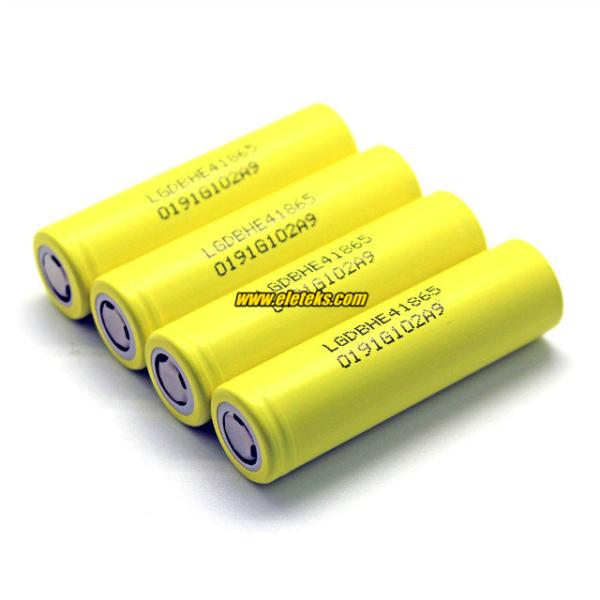 HE4 18650 2500mAh rechargeable lithium-ion high drain battery HE4 2500mAh battery for e-cig mechanical mods